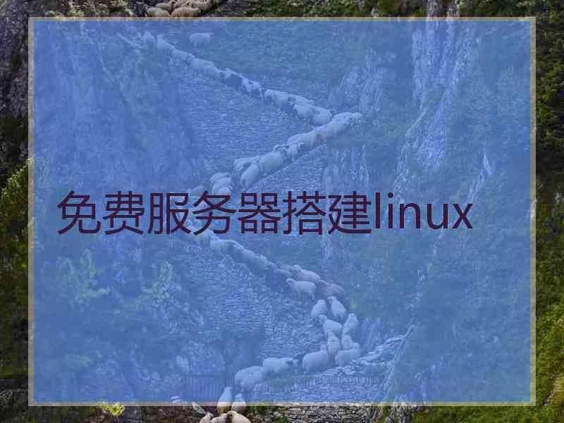 免费服务器搭建linux