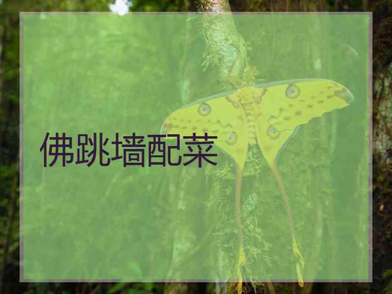 佛跳墙配菜