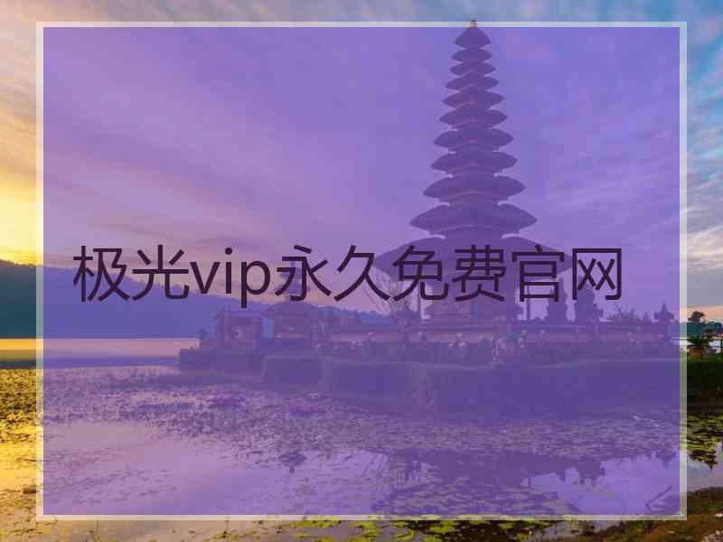 极光vip永久免费官网