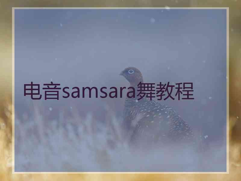 电音samsara舞教程