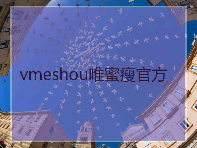 vmeshou唯蜜瘦官方