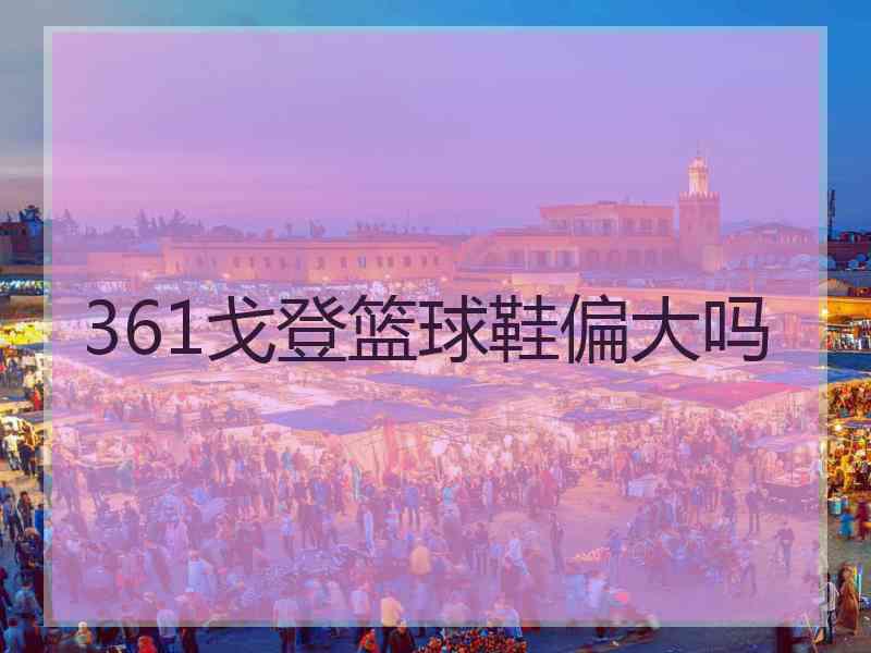 361戈登篮球鞋偏大吗