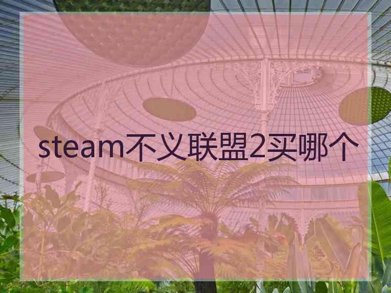 steam不义联盟2买哪个