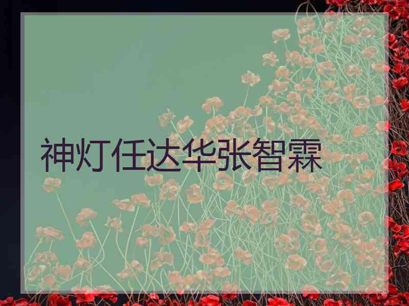 神灯任达华张智霖