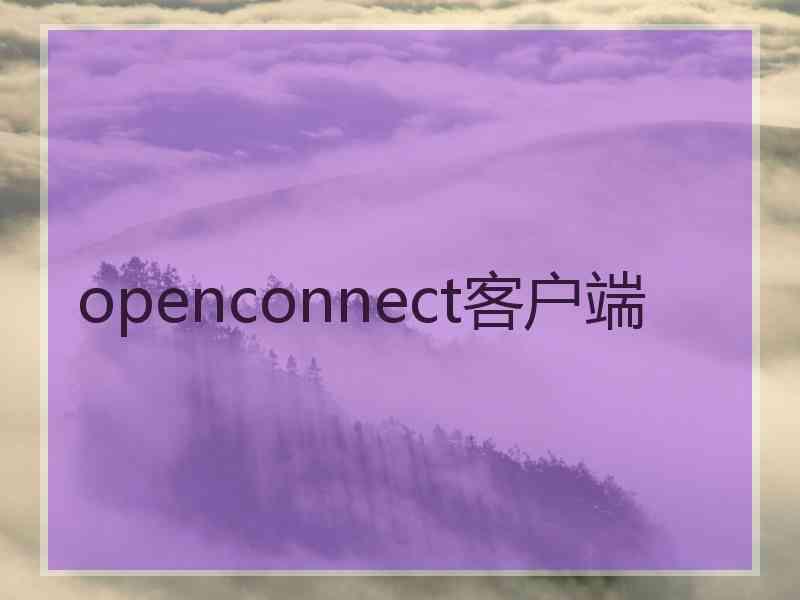 openconnect客户端