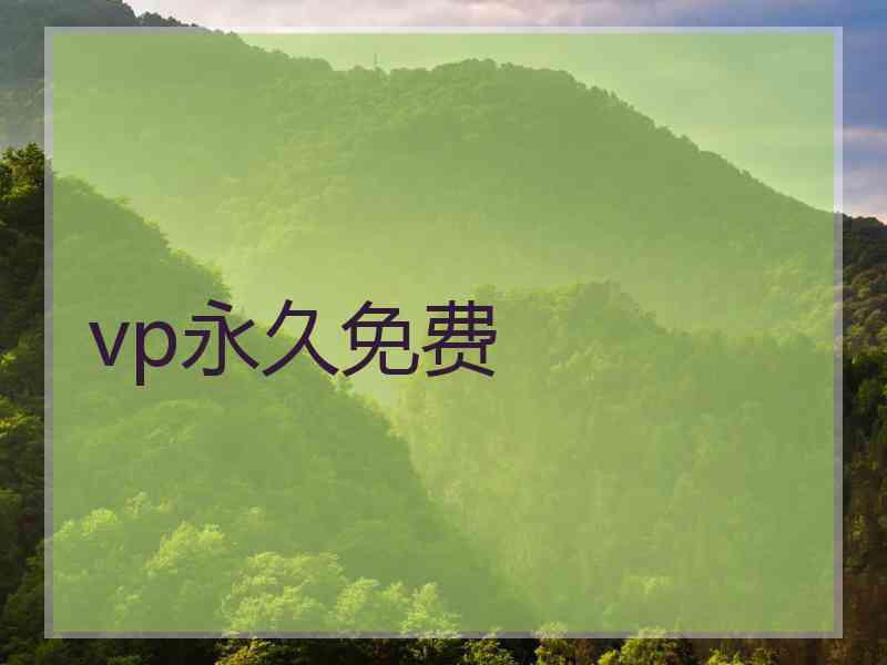 vp永久免费