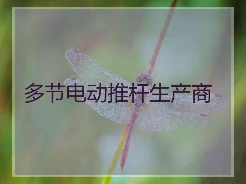 多节电动推杆生产商
