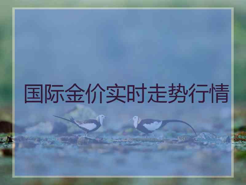 国际金价实时走势行情