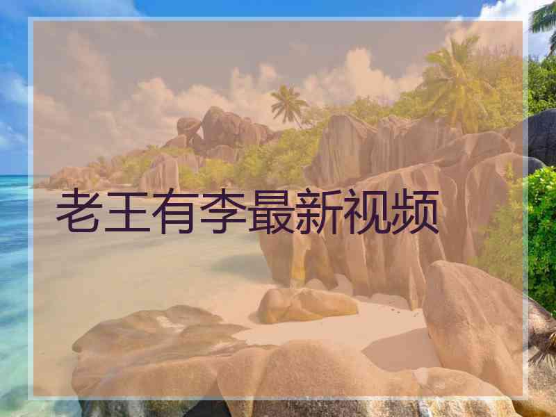 老王有李最新视频