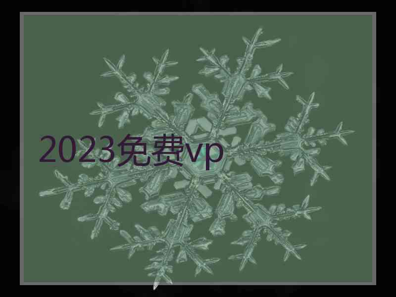 2023免费vp