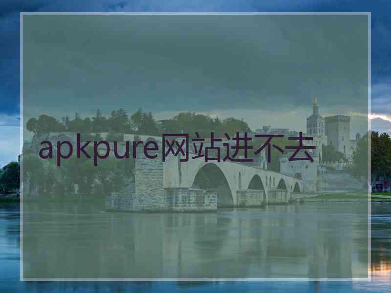 apkpure网站进不去