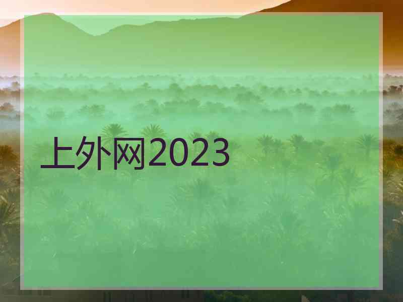 上外网2023