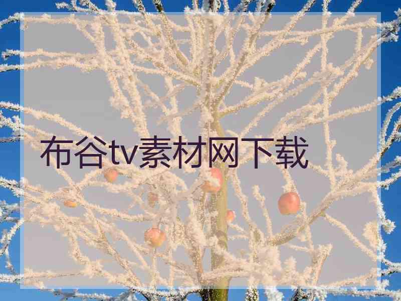 布谷tv素材网下载