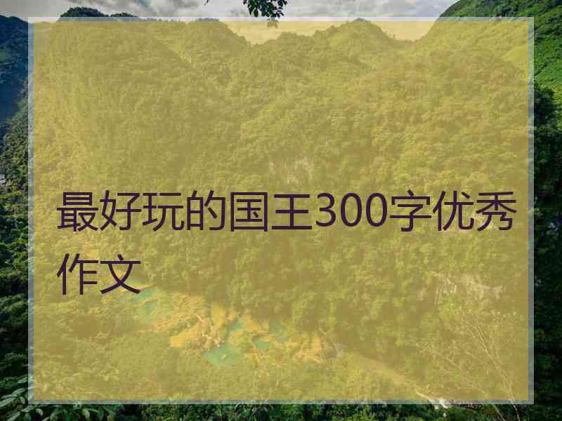 最好玩的国王300字优秀作文