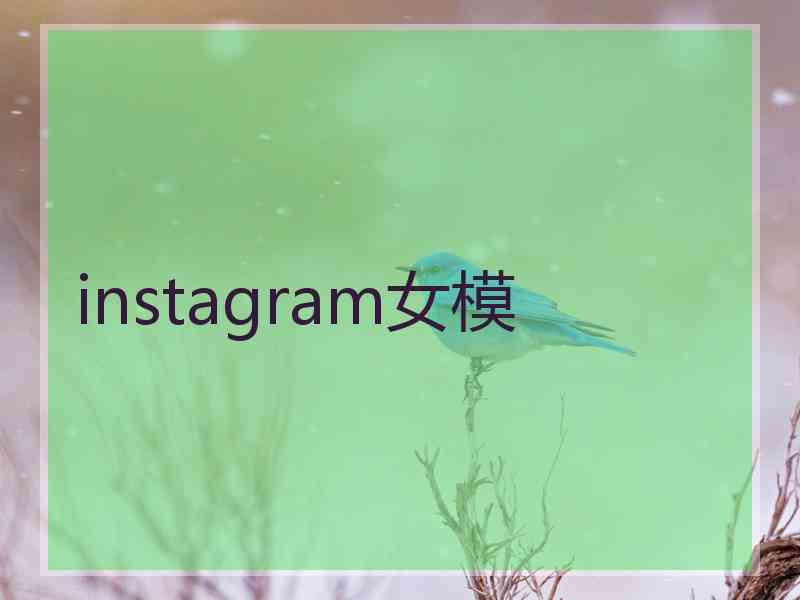 instagram女模