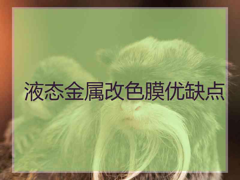 液态金属改色膜优缺点