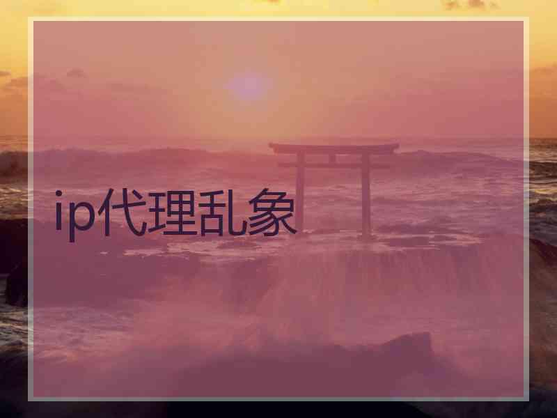 ip代理乱象