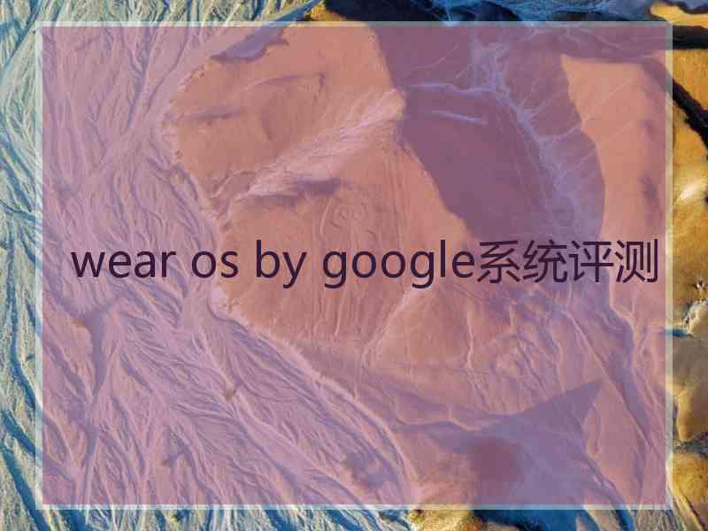 wear os by google系统评测