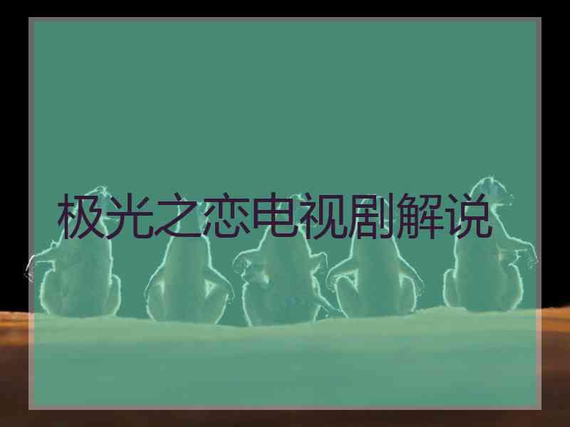 极光之恋电视剧解说