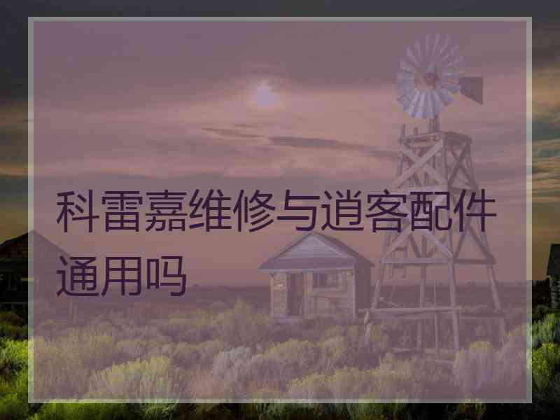 科雷嘉维修与逍客配件通用吗