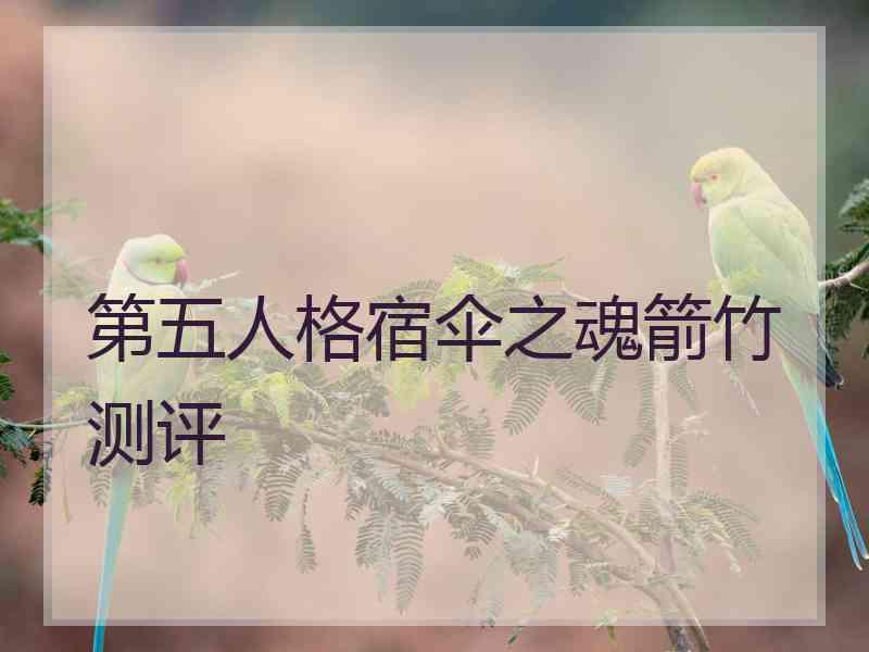 第五人格宿伞之魂箭竹测评