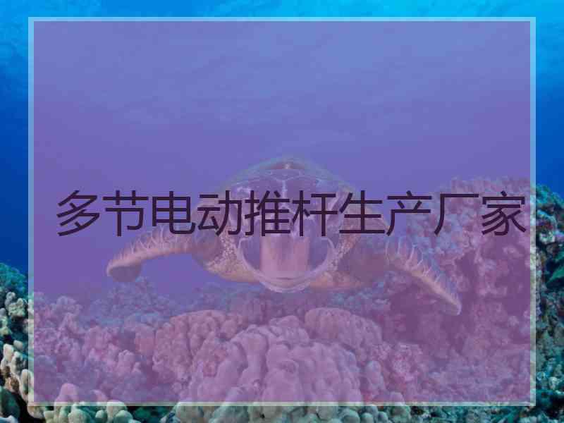 多节电动推杆生产厂家