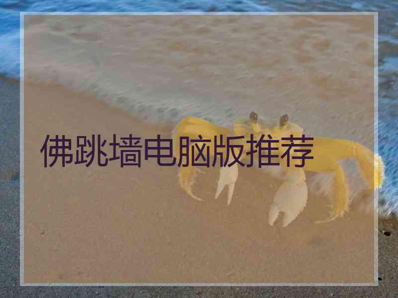 佛跳墙电脑版推荐