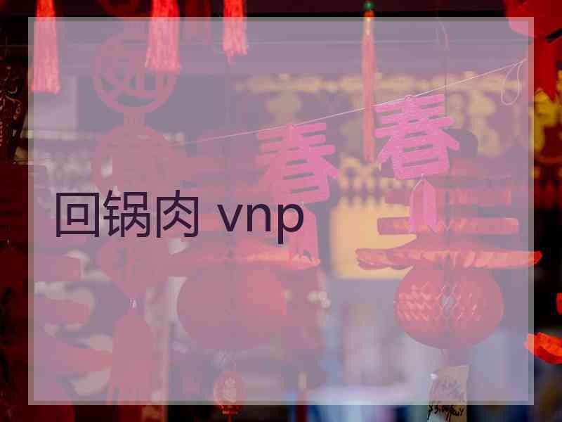 回锅肉 vnp