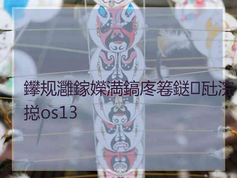 鑻规灉鎵嬫満鎬庝箞鎹㈠瓧浣搃os13