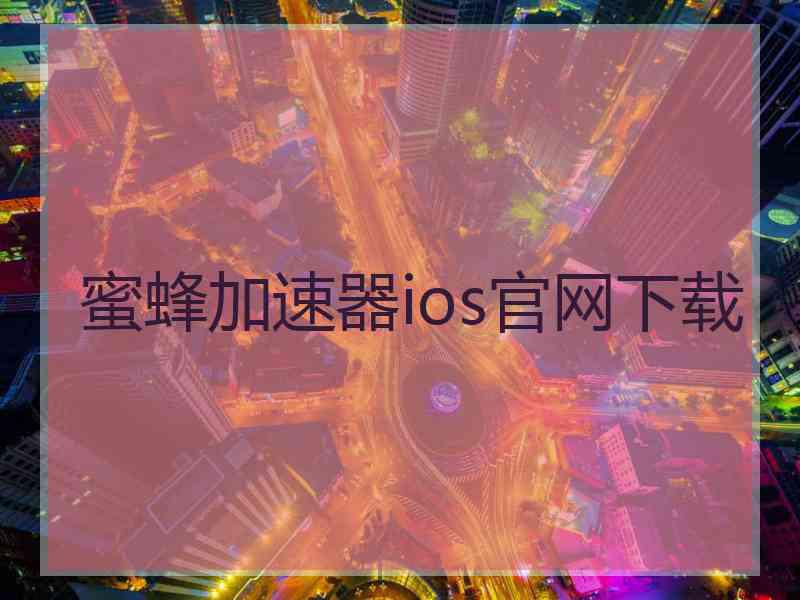 蜜蜂加速器ios官网下载