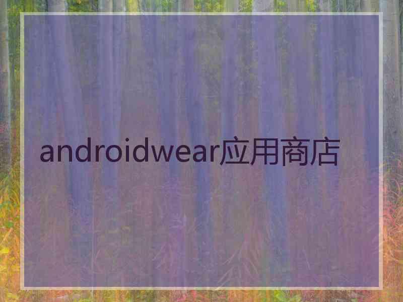 androidwear应用商店