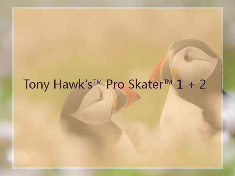 Tony Hawk's™ Pro Skater™ 1 + 2