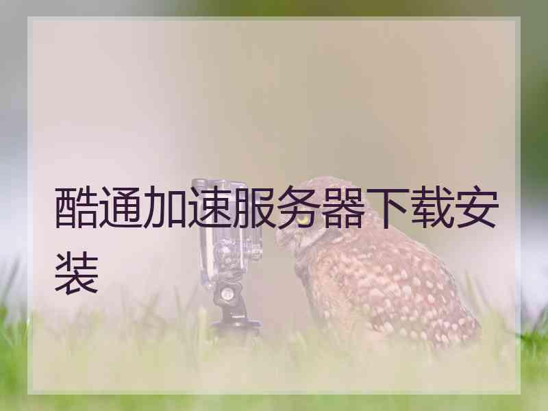 酷通加速服务器下载安装
