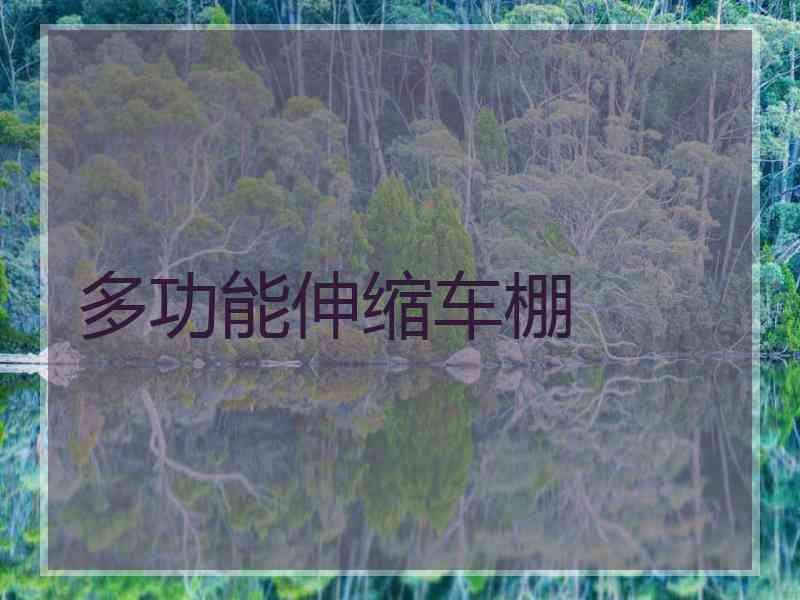 多功能伸缩车棚