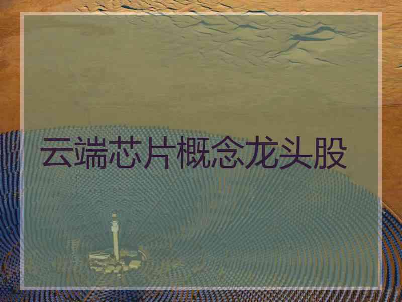 云端芯片概念龙头股