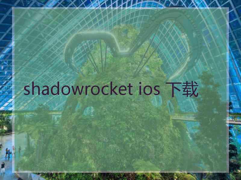 shadowrocket ios 下载