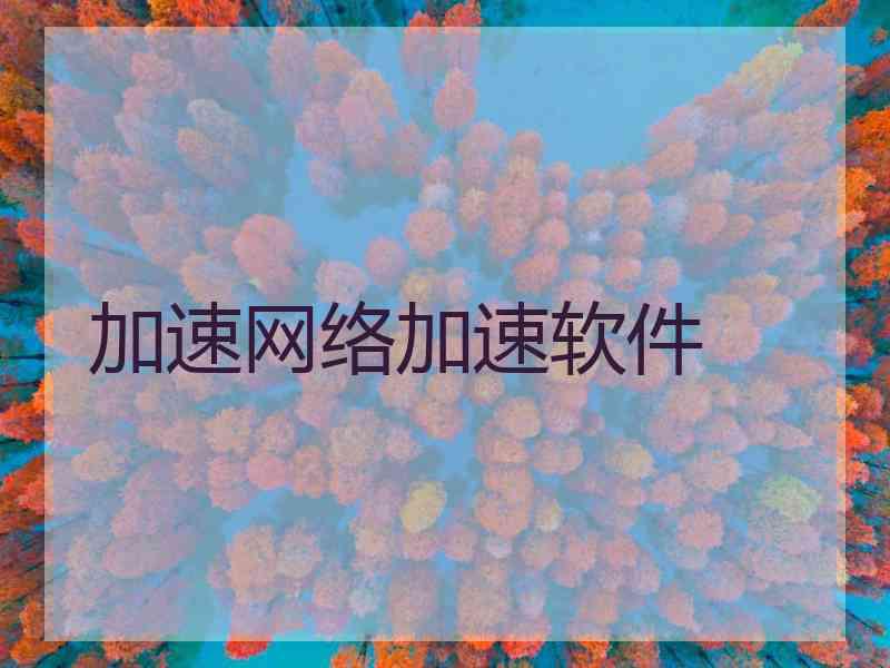 加速网络加速软件