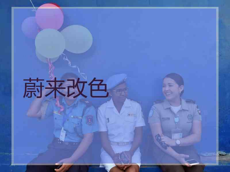 蔚来改色