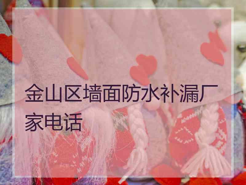 金山区墙面防水补漏厂家电话