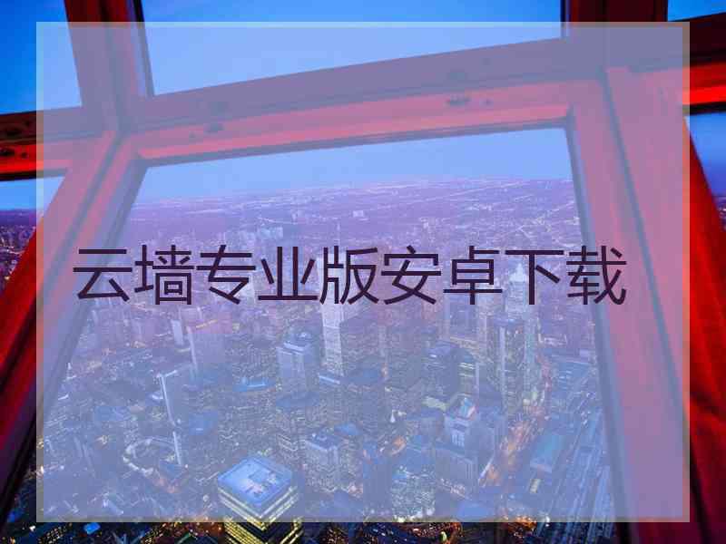 云墙专业版安卓下载