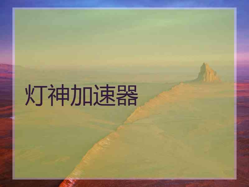 灯神加速器