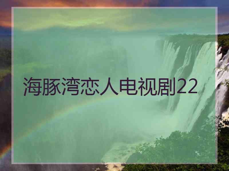 海豚湾恋人电视剧22