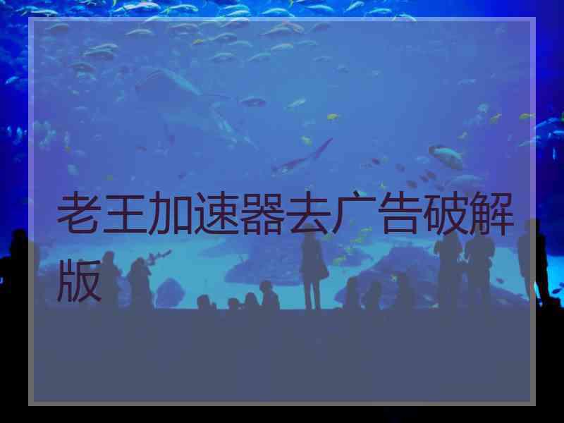老王加速器去广告破解版