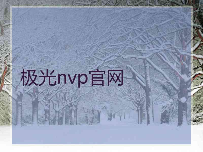 极光nvp官网