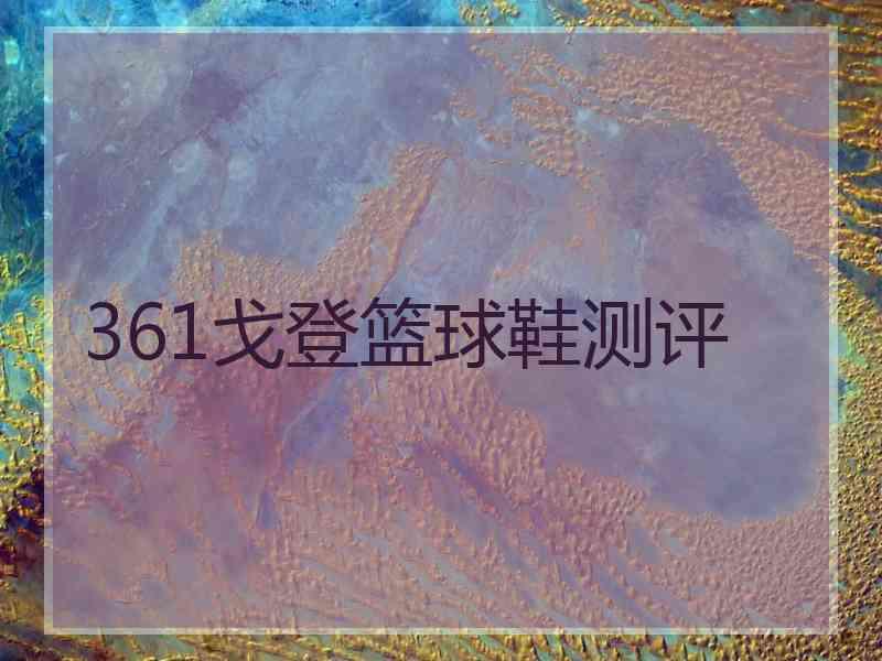 361戈登篮球鞋测评