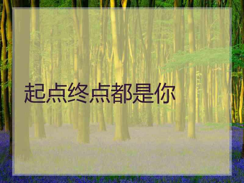 起点终点都是你