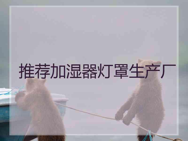 推荐加湿器灯罩生产厂
