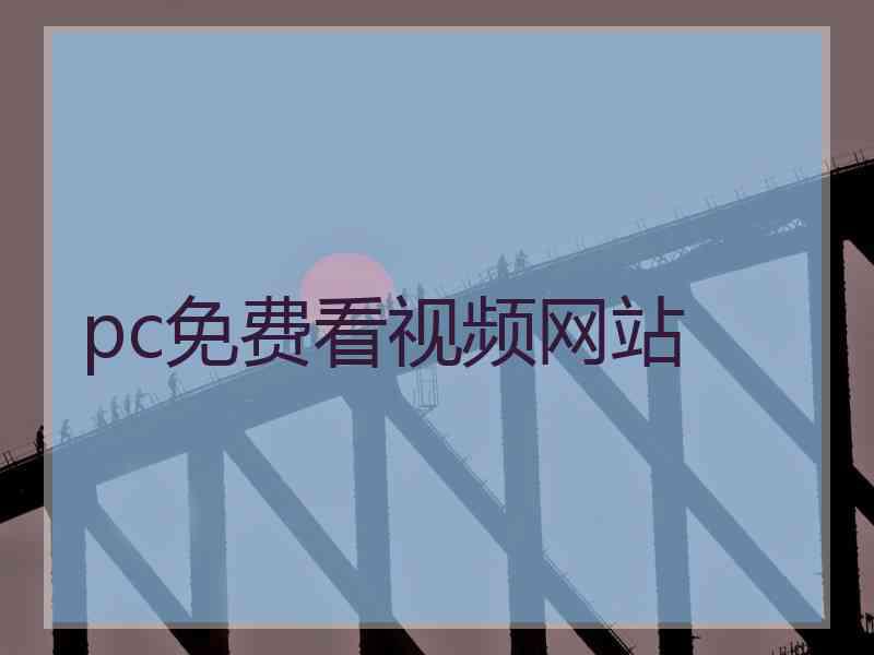 pc免费看视频网站
