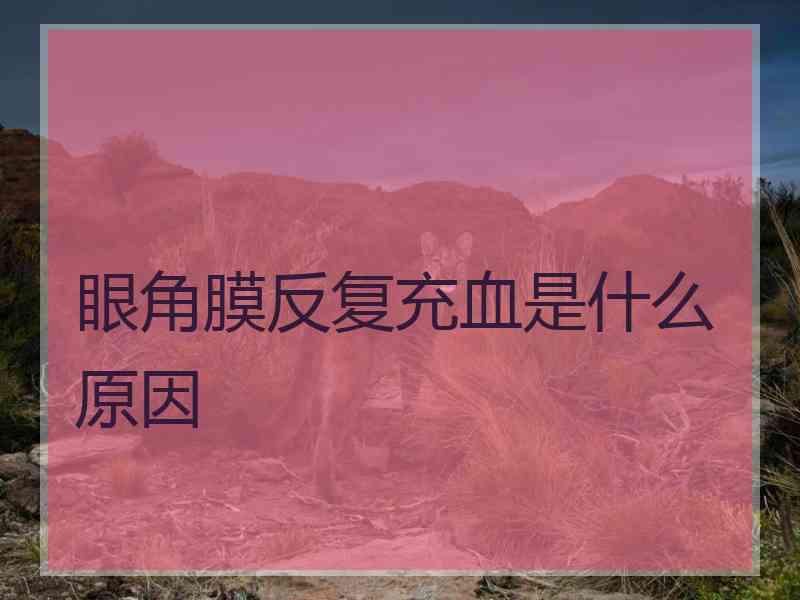眼角膜反复充血是什么原因