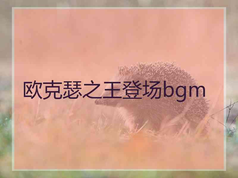 欧克瑟之王登场bgm